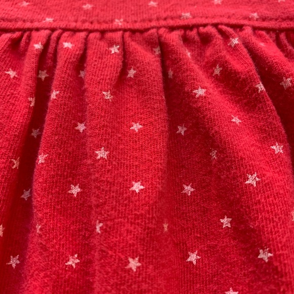 Healthtex Vintage Toddler Girl Red Sleeveless Dress with Flower Detail - 3T - Picture 3 of 9